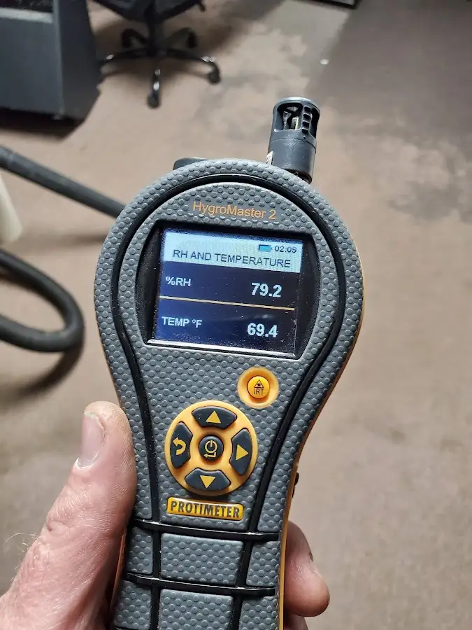 Moisture meter humidity assessment for Mold Remediation & Removal in Concord